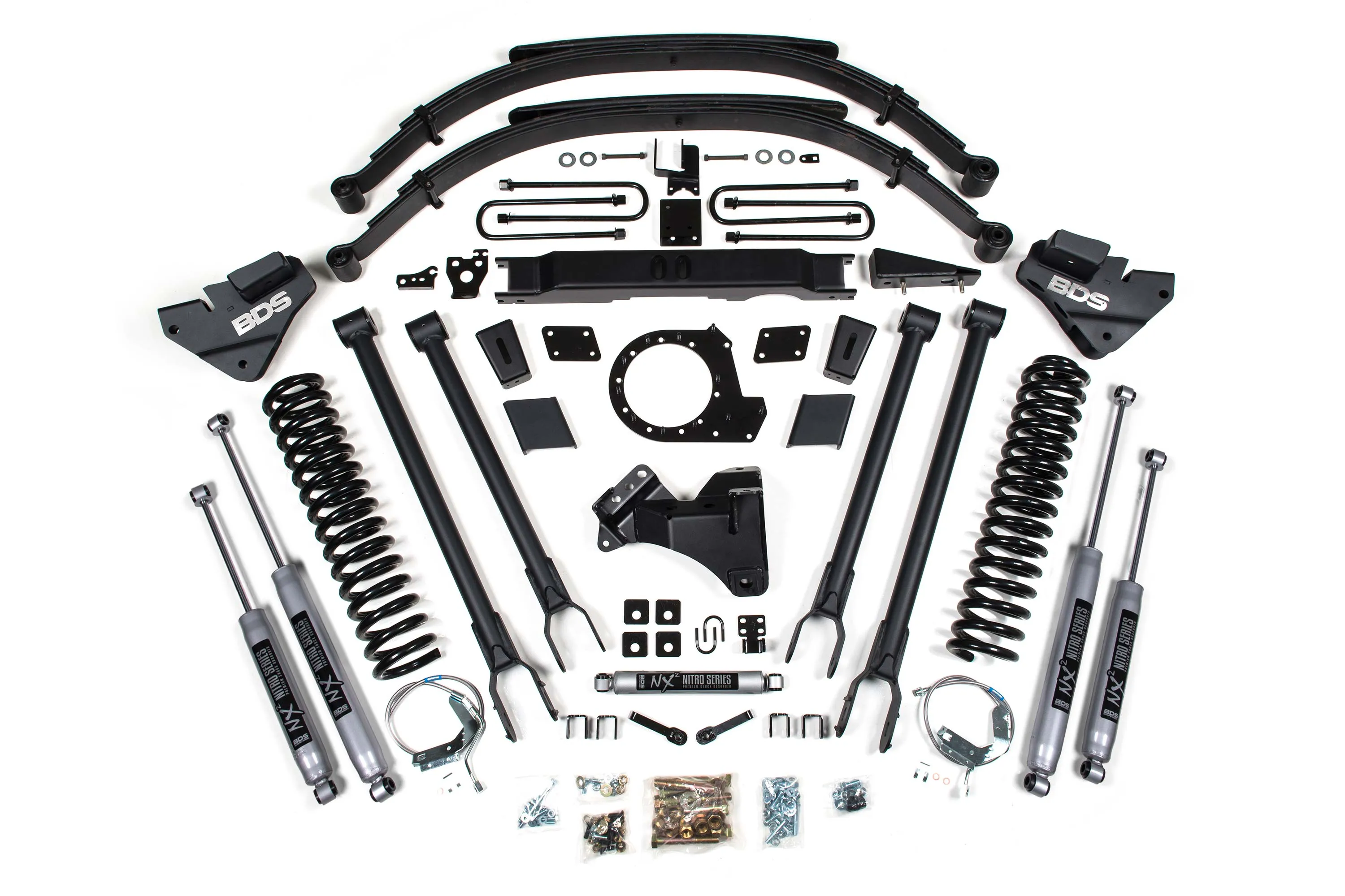 9 Inch Lift Kit w/ 4-Link | Ford F250/F350 Super Duty (20-22) 4WD | Diesel