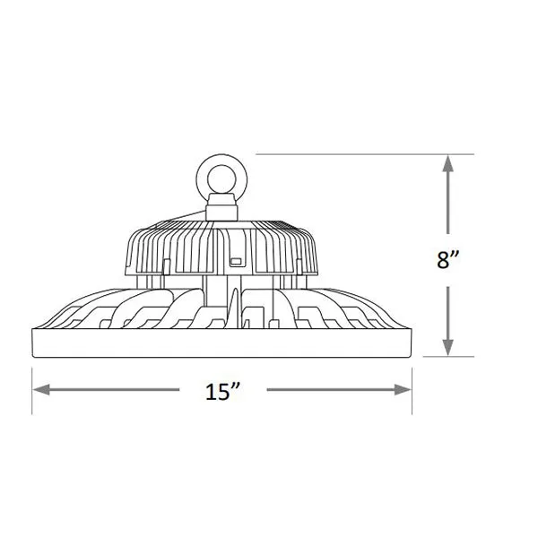 Advantage Environmental Lighting LUFOHB Premium Round LED High Bay