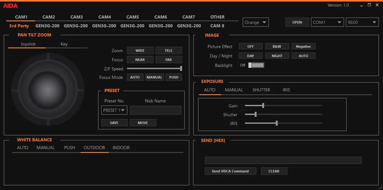 AIDA CCS-USB I/O INTERFACE