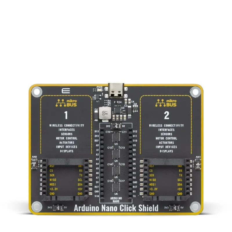 Arduino Nano Click Shield