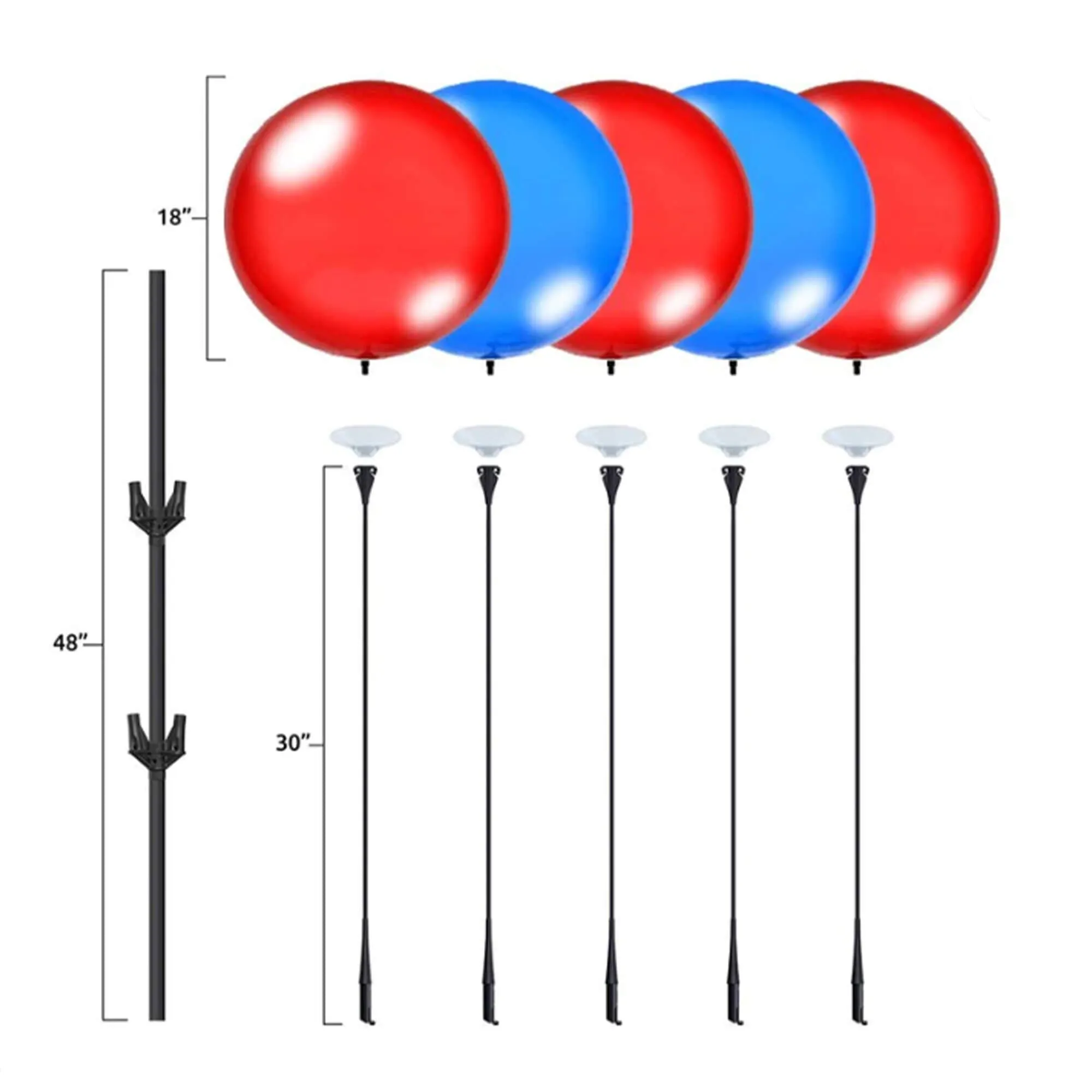 DuraBalloon Reusable Vinyl Balloon Cluster Kit