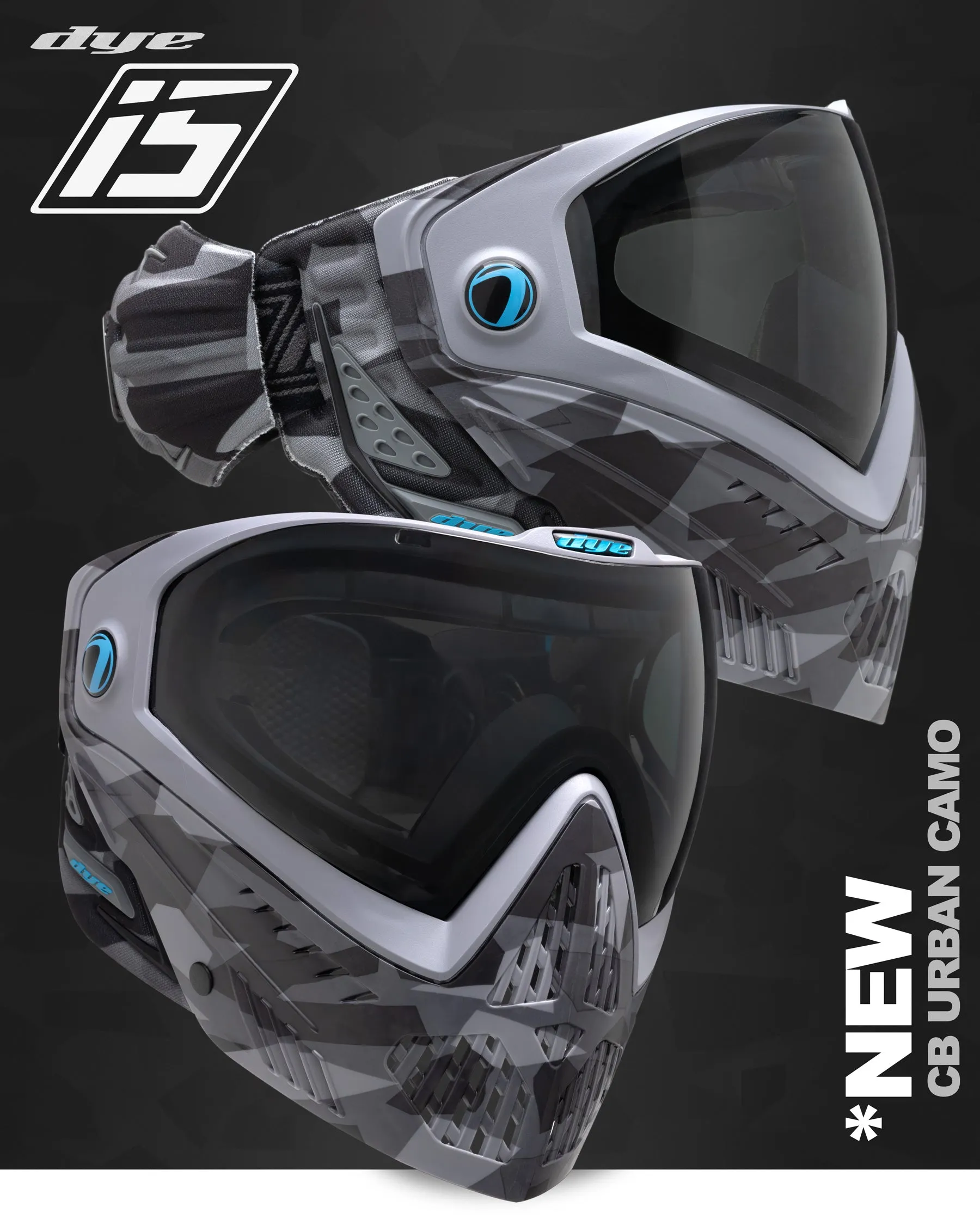 DYE I5 GOGGLE - CB URBAN CAMO - PREORDER