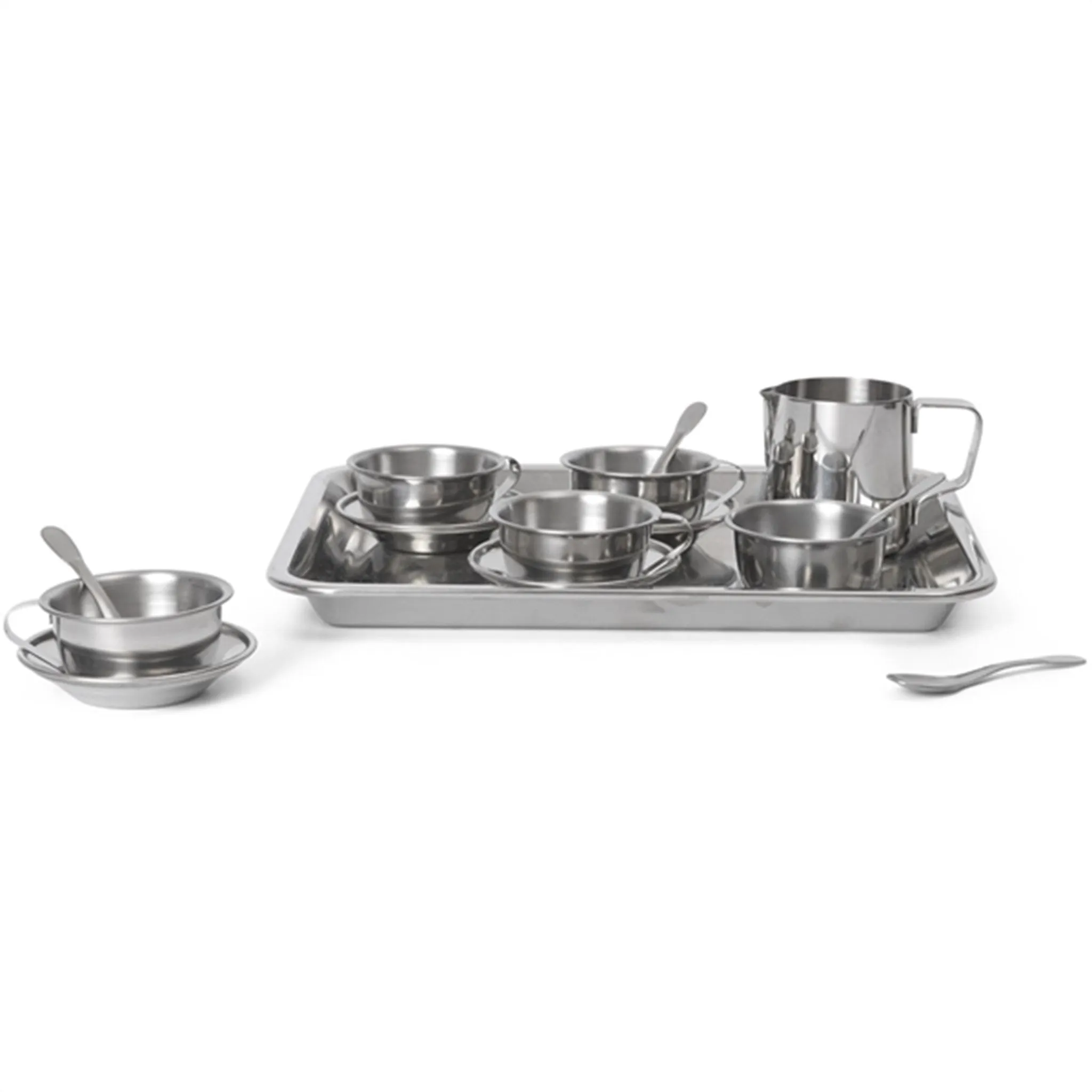 Ferm Living Toro Play Set Stainless Steel