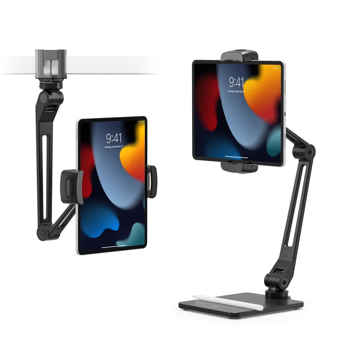 HoverBar Duo - Long Arm Tablet Holder on Desk (2nd Gen)