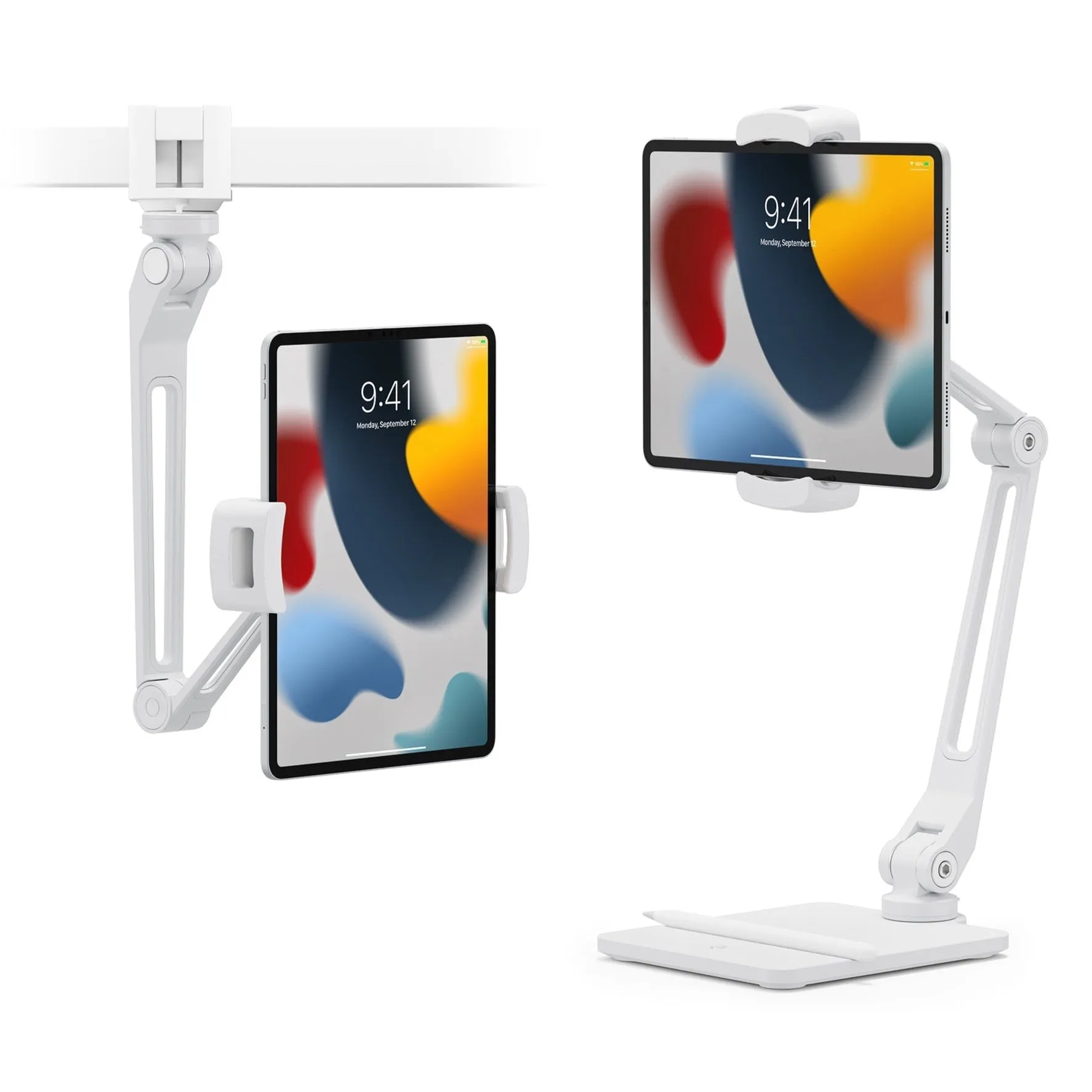 HoverBar Duo - Long Arm Tablet Holder on Desk (2nd Gen)