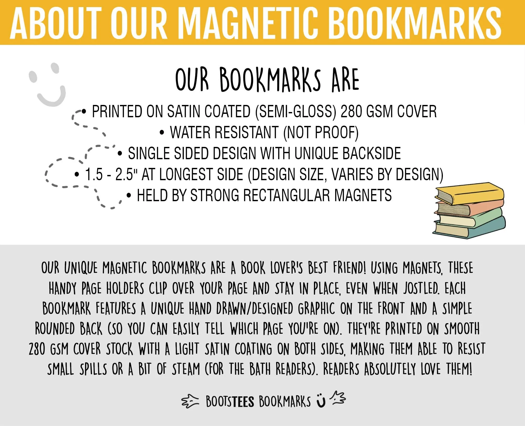 I Read Banned Books Magnetic Bookmark by BootsTees