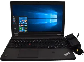 Lenovo ThinkPad T540p Business Ultrabook | 15.6" LED-backlit HD | Intel Core i5-4300M (4th Generation) Processor @ 2.6GHz | 8GB RAM, 128GB SSD | Intel HD Graphics, Webcam, DVDRW | Windows 10 | Certified Refurbished - 90 Day Warranty Included