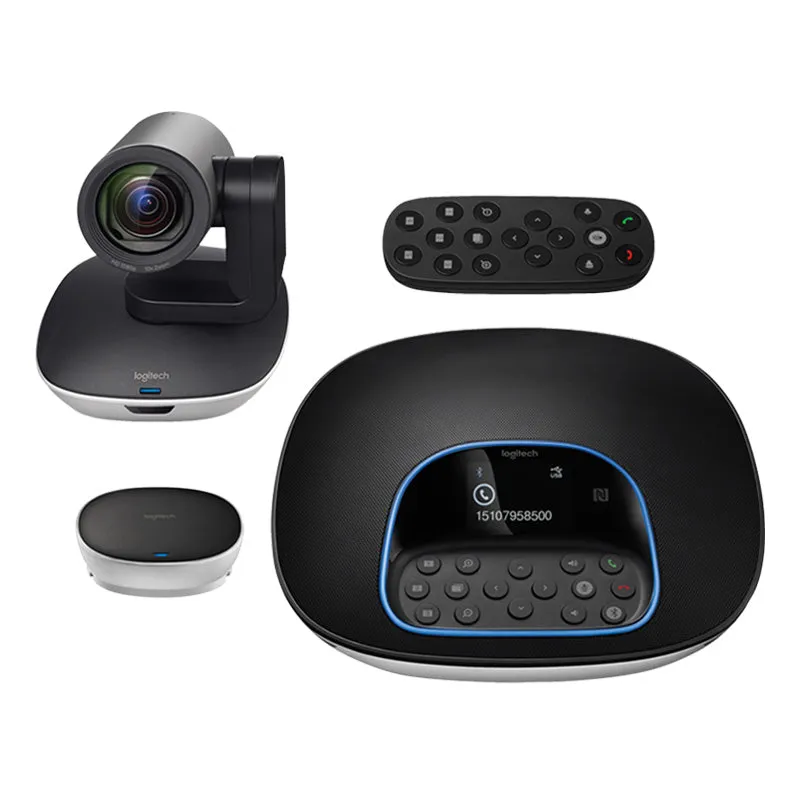 Logitech GROUP Video Conferencing Kit: High-Performance HD Video and Audio Collaboration System