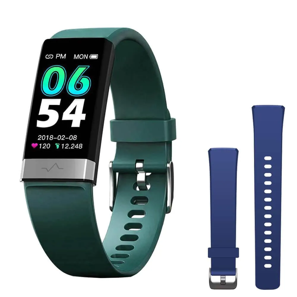 MorePro V19 Fitness Tracker ECG Monitor & Sleep Monitor Green