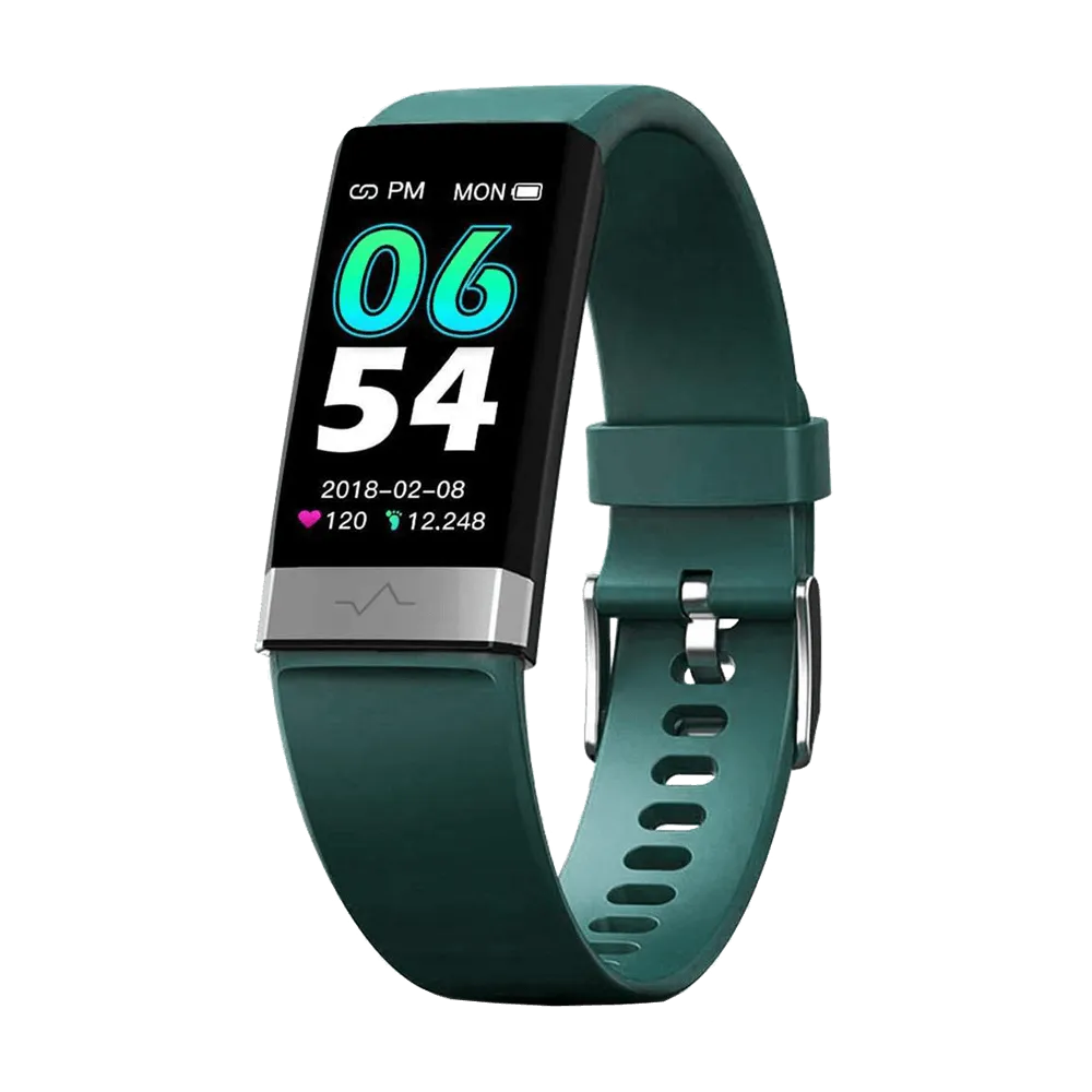 MorePro V19 Fitness Tracker ECG Monitor & Sleep Monitor Green