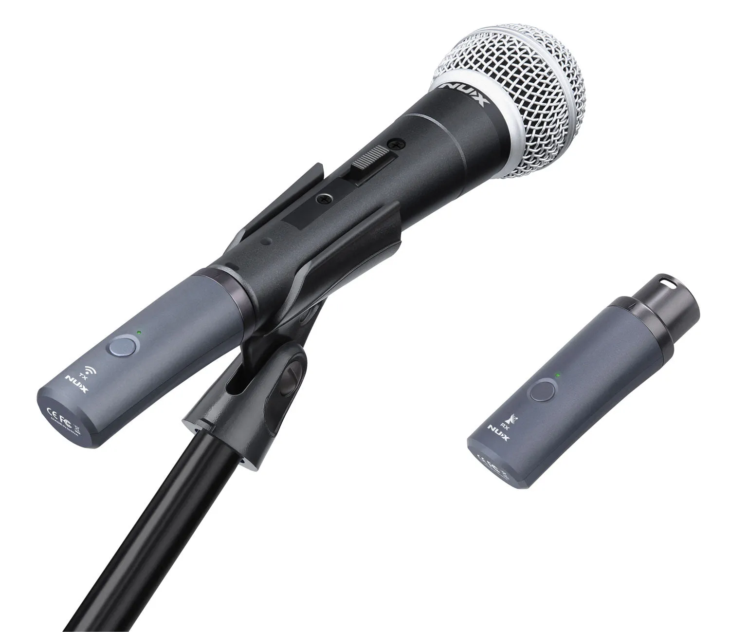 NU-X B-3RC Rechargeable Wireless XLR Mic System 2.4GHz