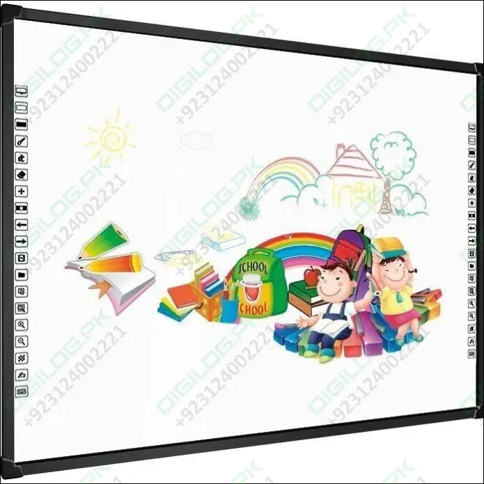 Optiview Interactive Whiteboard Touchable Display 82 Inch Size Working With Projector Opv-wb82 In Pakistan