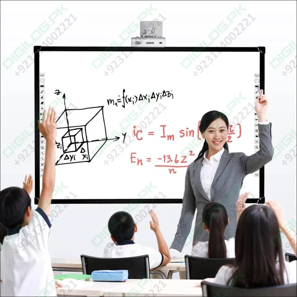 Optiview Interactive Whiteboard Touchable Display 82 Inch Size Working With Projector Opv-wb82 In Pakistan