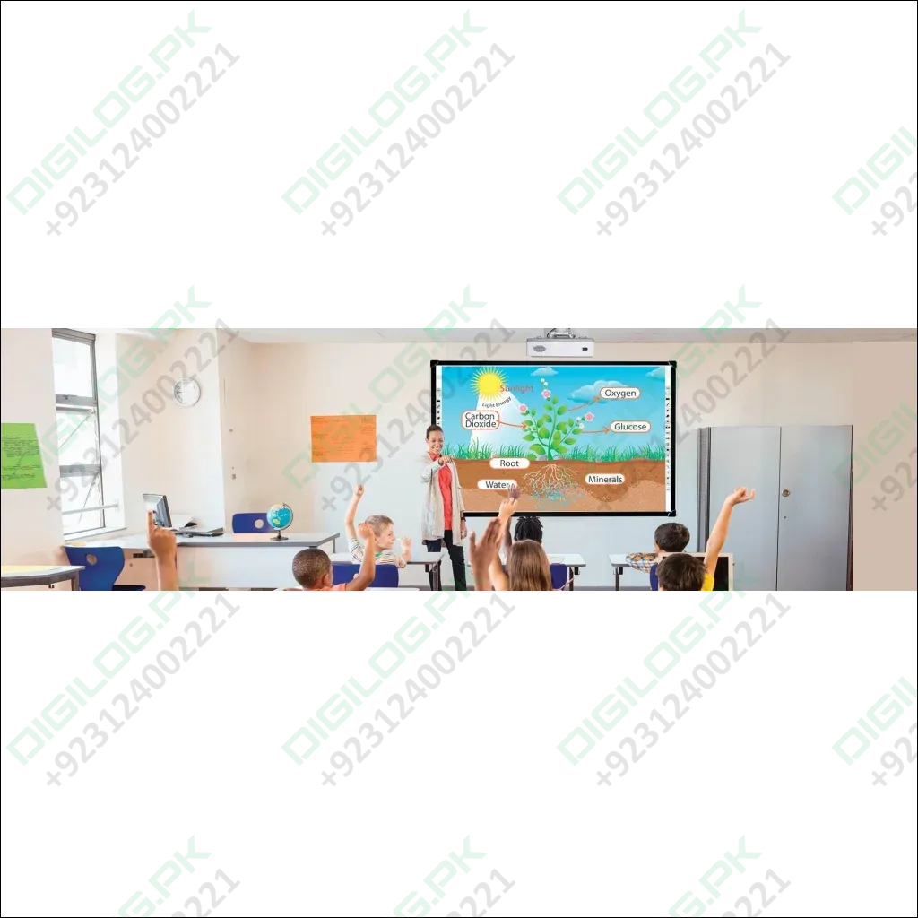 Optiview Interactive Whiteboard Touchable Display 82 Inch Size Working With Projector Opv-wb82 In Pakistan