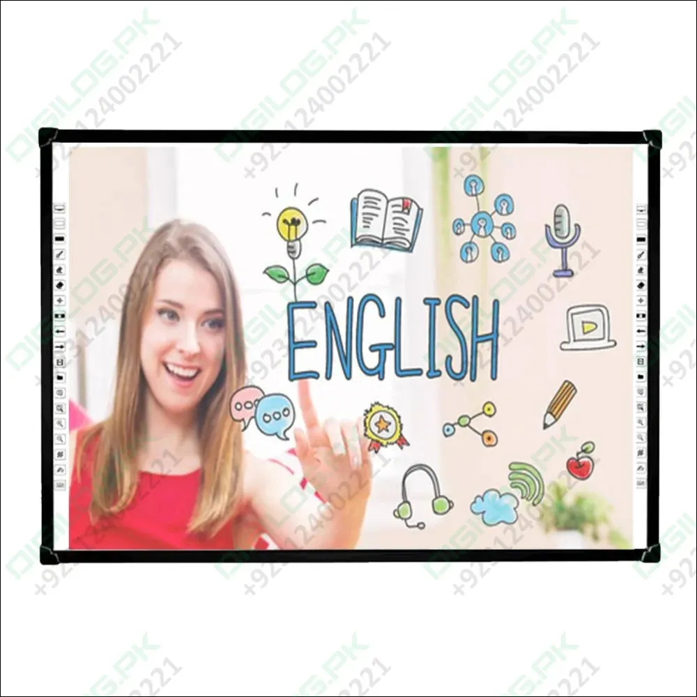 Optiview Interactive Whiteboard Touchable Display 82 Inch Size Working With Projector Opv-wb82 In Pakistan