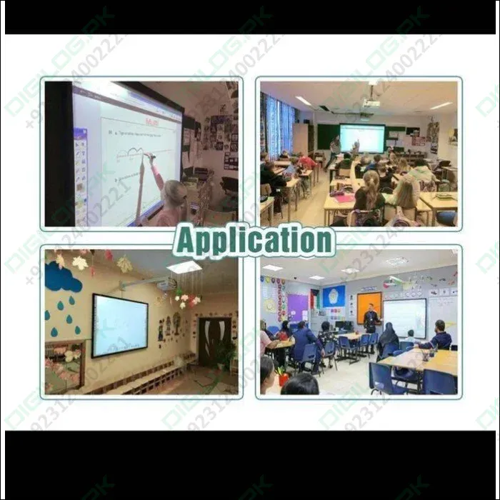 Optiview Interactive Whiteboard Touchable Display 82 Inch Size Working With Projector Opv-wb82 In Pakistan