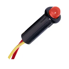 Paneltronics LED Indicator Light - Red - 24 VDC - 5/32" [111-176]