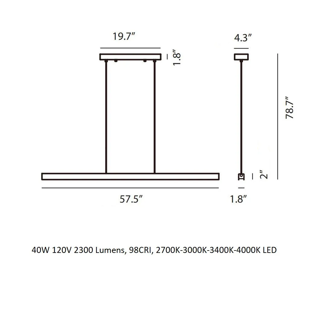 Square Pendant Light