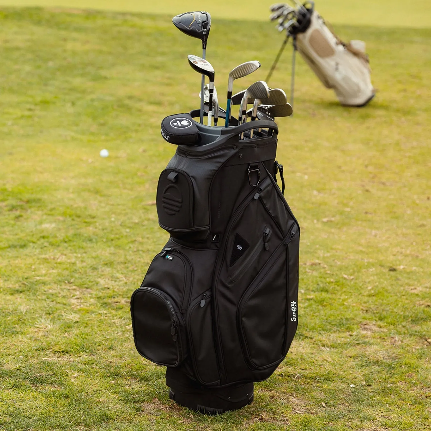 Sunday Golf The Big Rig | Matte Black Cart Bag