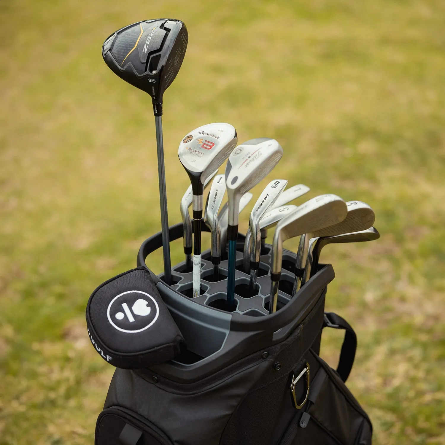 Sunday Golf The Big Rig | Matte Black Cart Bag