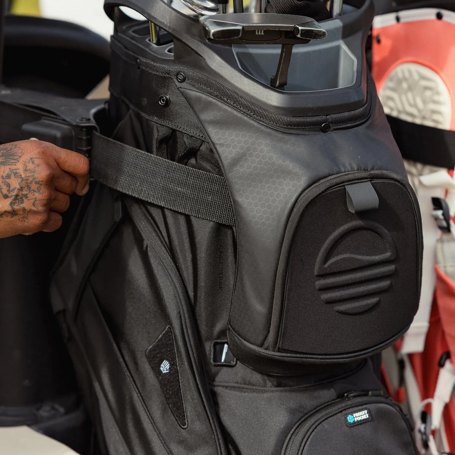 Sunday Golf The Big Rig | Matte Black Cart Bag