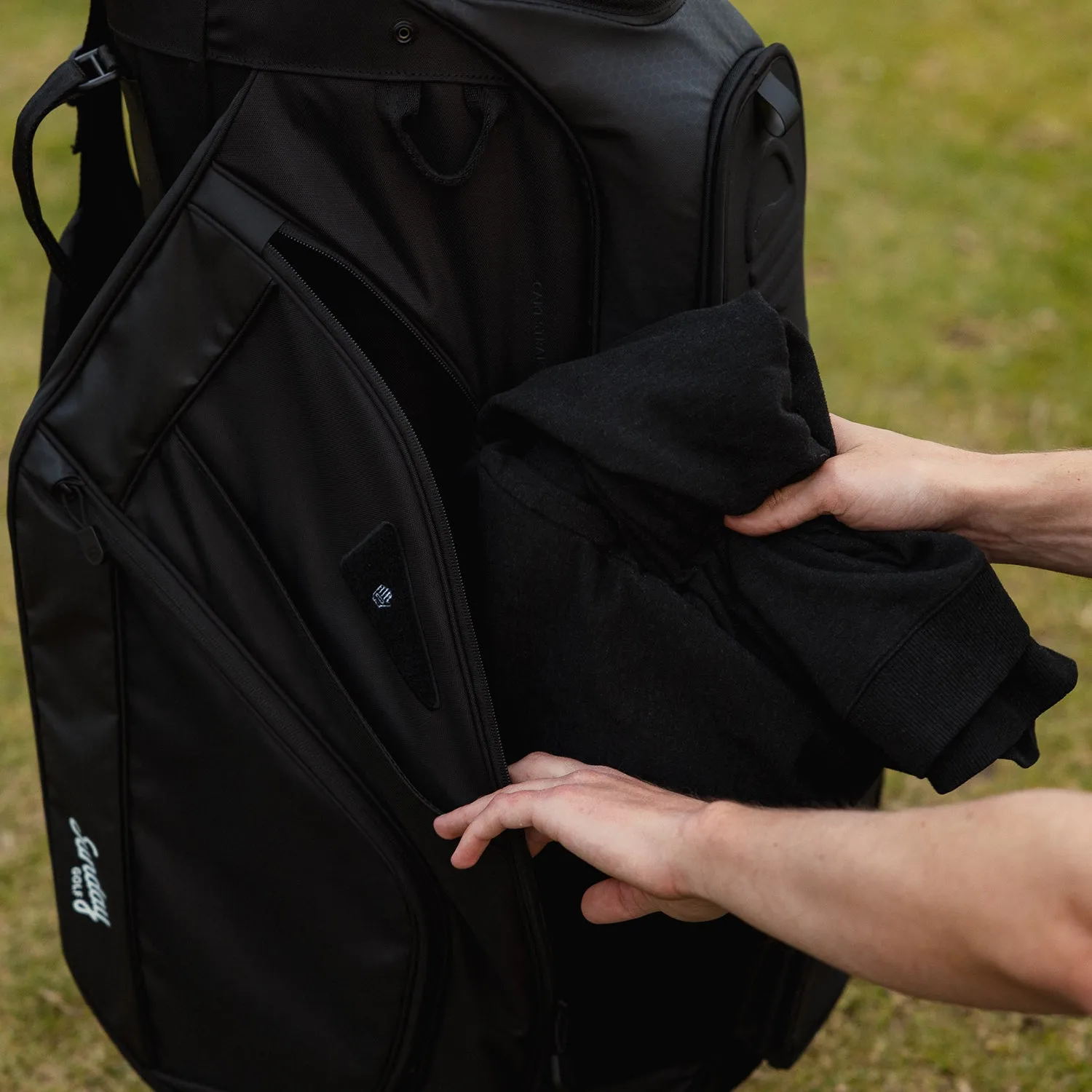 Sunday Golf The Big Rig | Matte Black Cart Bag