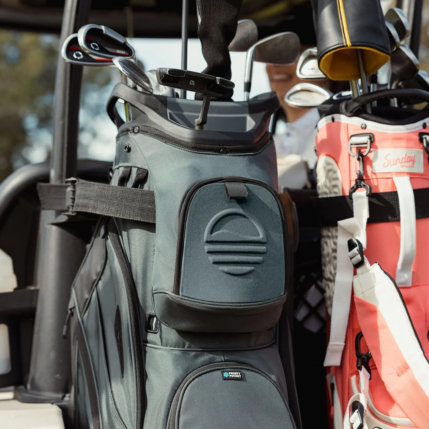 Sunday Golf The Big Rig | Midnight Green Cart Bag