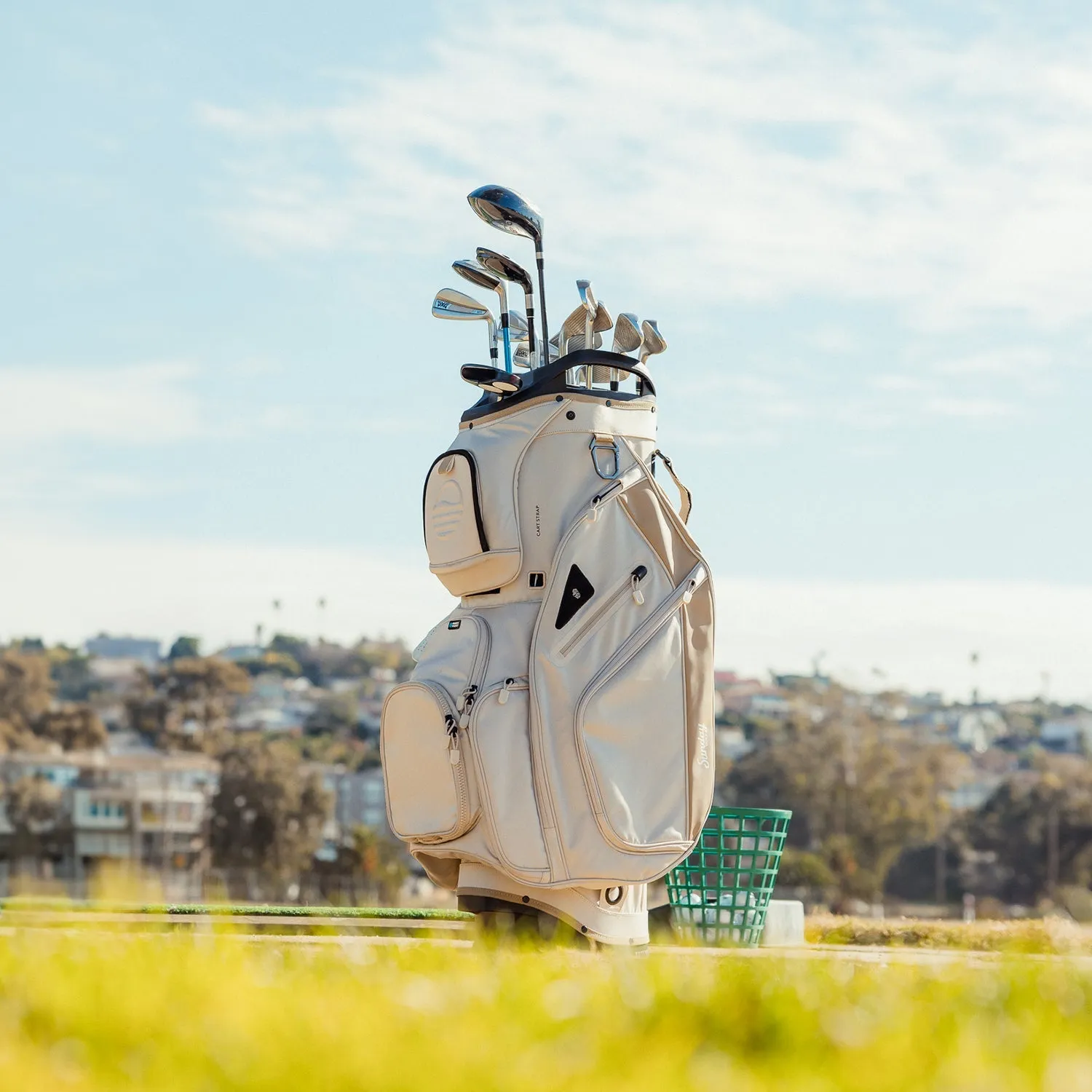 Sunday Golf The Big Rig | Toasted Almond Cart Bag