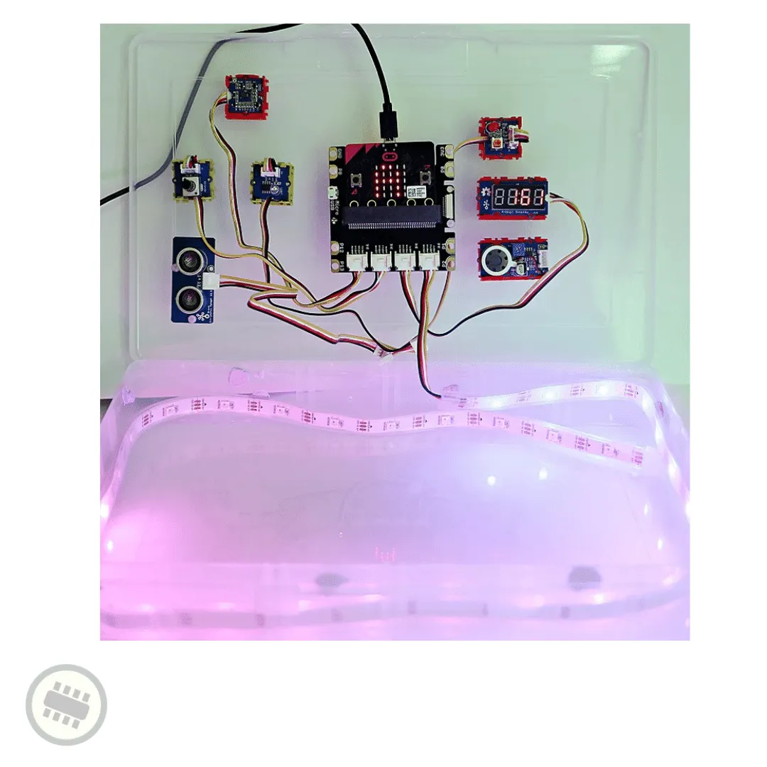 Teacher's Grove inventor kit with storage box